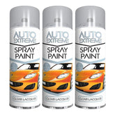 3X Auto Extreme Clear Lacquer Spray Paint 250ml Spray Paint